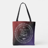 Erica Stevens Brenda K Davies 10 jaar Jubileum Tote Bag (Achterkant)