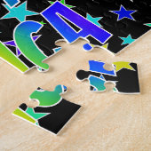 "ERICA" Voornaam, geun "HAPPY BIRTHDAY" Legpuzzel (Zijkant)