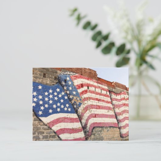 Erick, Oklahoma, Verenigde Staten. Route 66 Briefkaart (Staand voorkant)