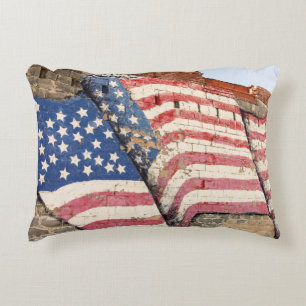 Erick, Oklahoma, VS. Route 66 Decoratief Kussen