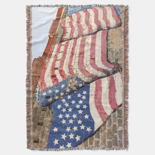 Erick, Oklahoma, VS. Route 66 Deken (Voorkant Verticaal)