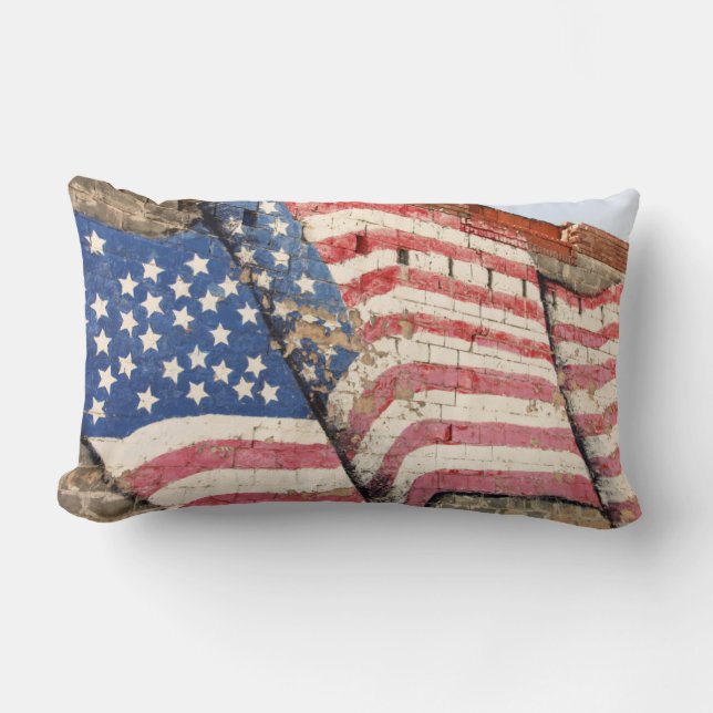 Erick, Oklahoma, VS. Route 66 Kussen (Voorkant)