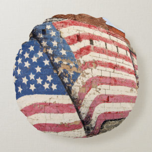 Erick, Oklahoma, VS. Route 66 Rond Kussen