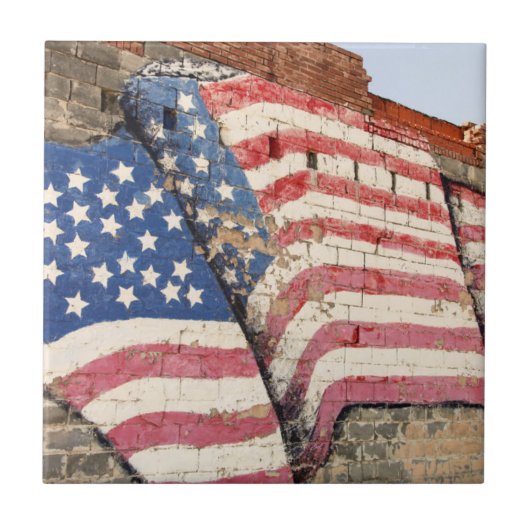 Erick, Oklahoma, VS. Route 66 Tegeltje (Voorkant)