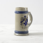 Erickson Coat of Arms Stein / Erickson Crest Stein Bierpul (Voorkant rechts)