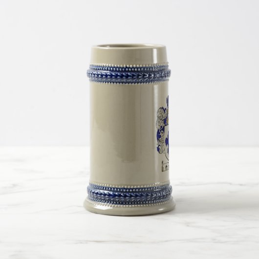 Erickson Coat of Arms Stein / Erickson Crest Stein Bierpul (Center)