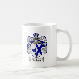 ERICKSON FAMILIE CREST - ERICKSON COAT WAPENS KOFFIEMOK