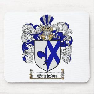 ERICKSON FAMILIE CREST - ERICKSON COAT WAPENS MUISMAT