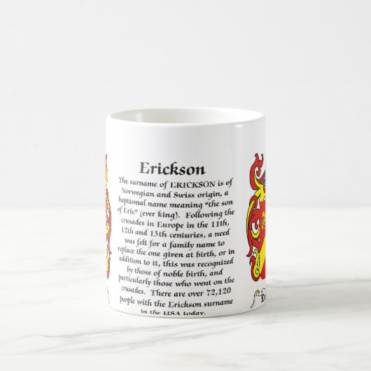 Erickson Family Coat of Arms mok (Center)