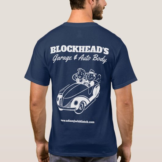Eric's Blockhead's Garage Shirt (Achterkant)