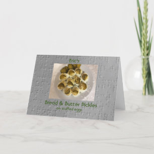 Eric's brood en boter augurken kaart