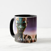 Eric's Morning Cafeïne Gepersonaliseerde Mok (Voorkant links)
