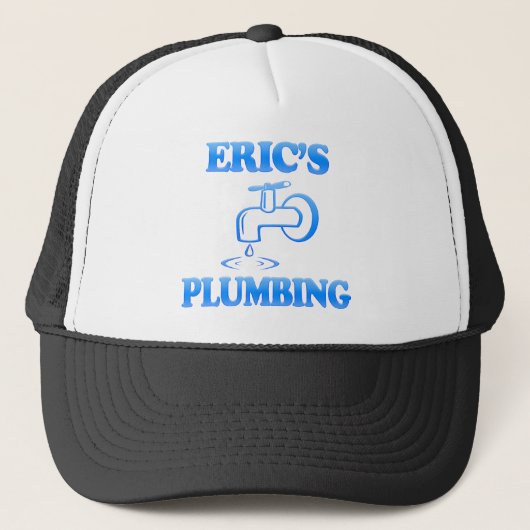 Eric's Plumbing Trucker Pet (Voorkant)