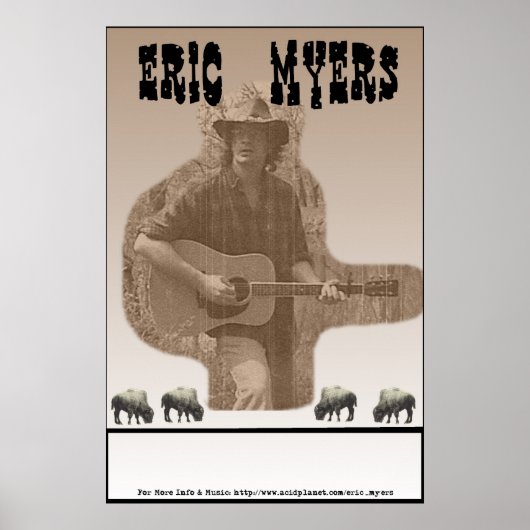 Eric's Shows Poster (Voorkant)