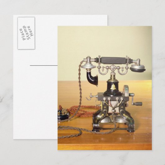 Ericsson Telephone, 1890 Briefkaart (Voorkant / Achterkant)