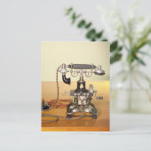 Ericsson Telephone, 1890 Briefkaart (Staand voorkant)