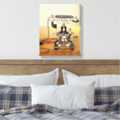 Ericsson Telephone, 1890 Canvas Afdruk (Insitu (Slaapkamer))