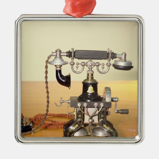 Ericsson Telephone, 1890 Metalen Ornament (Voorkant)