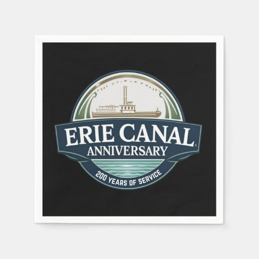 Erie Canal 200th Anniversary Servet (Voorkant)