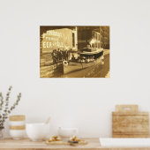 Erie Canal bij Exchange St in downtonw Rochester N Poster (Keuken)