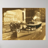 Erie Canal bij Exchange St in downtonw Rochester N Poster (Voorkant)