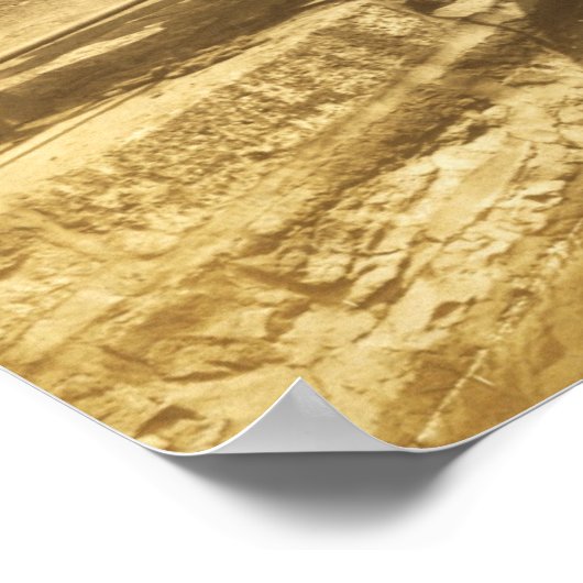 Erie Canal bij Exchange St in downtonw Rochester N Poster (Hoek)