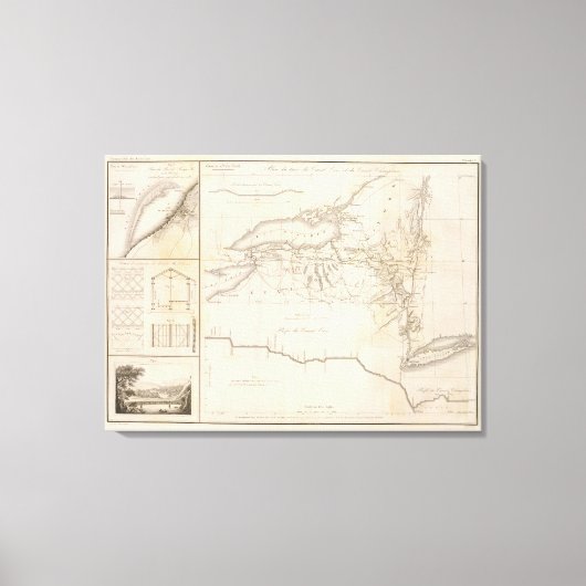 Erie Canal Canvas Afdruk (Voorkant)