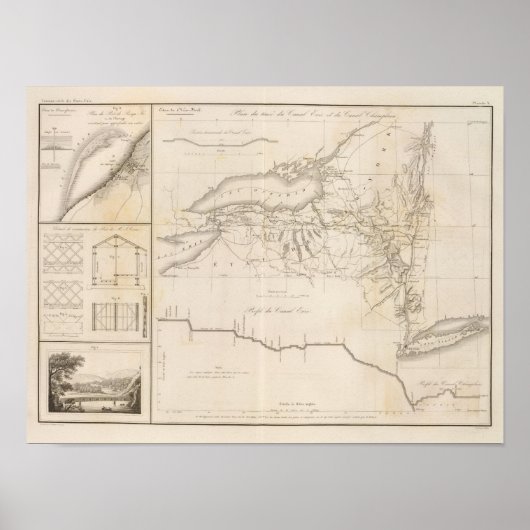 Erie Canal Poster (Voorkant)
