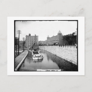 Erie Canal, Rochester, New York, Vintage 1904 Briefkaart