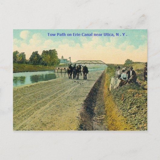Erie Canal Tow Path Briefkaart (Voorkant)