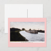 Erie Canal, West of Broadport, New York Briefkaart (Voorkant / Achterkant)