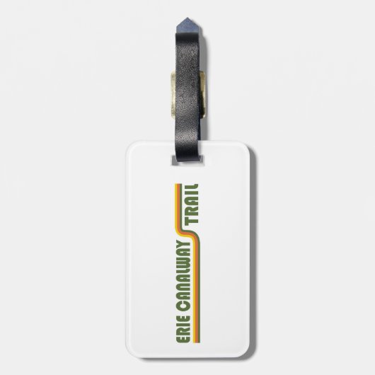 Erie Canalway Trail Bagagelabel (Achterkant verticaal)