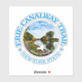 Erie Canalway Trail (fietsen c) Sticker (Vel)