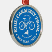 Erie Canalway Trail (fietsen) Metalen Ornament (Rechts)