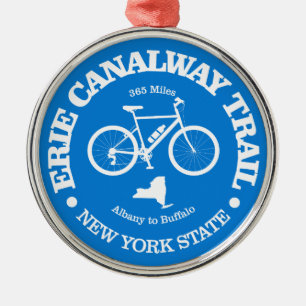 Erie Canalway Trail (fietsen) Metalen Ornament