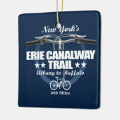 Erie Canalway Trail (H2) Keramisch Ornament (Links)