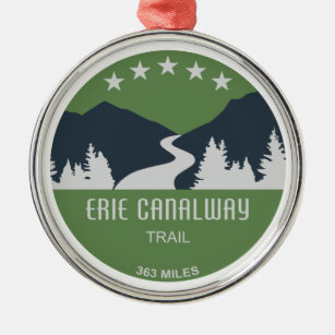 Erie Canalway Trail Metalen Ornament