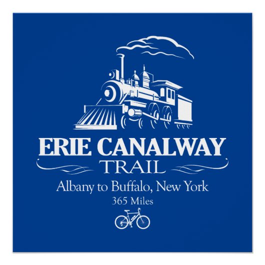 Erie Canalway Trail (RT) Perfect Poster (Voorkant)