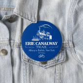Erie Canalway Trail (RT) Ronde Button 4,0 Cm (In situ)