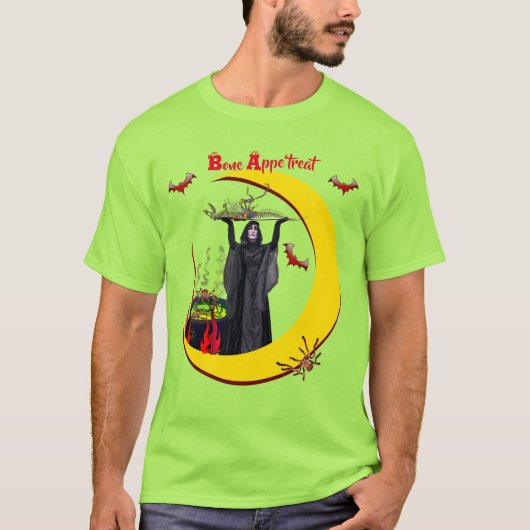 Erie Concoction Unisex Halloween Greeen T-Shirt (Voorkant)