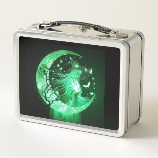 Erie groene heks lunchbox (Achterkant)