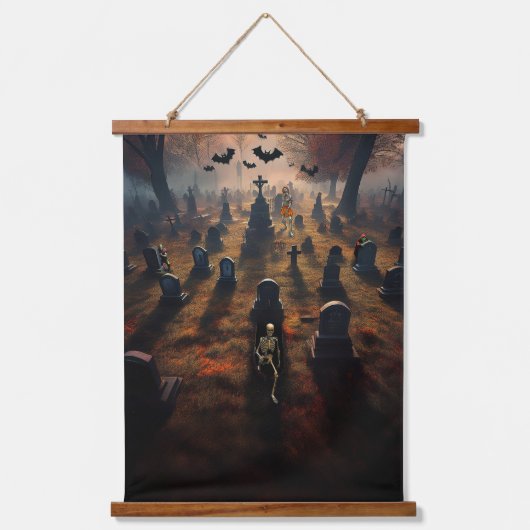 Erie Halloween  Hangend Wandkleed (Voorkant)