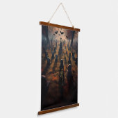 Erie Halloween  Hangend Wandkleed (Gebogen)