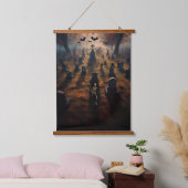 Erie Halloween  Hangend Wandkleed (Slaapkamer)