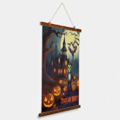Erie Halloween  Hangend Wandkleed (Gebogen)