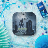 Erie Halloween Papieren Bordje (Feest)