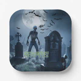 Erie Halloween Papieren Bordje