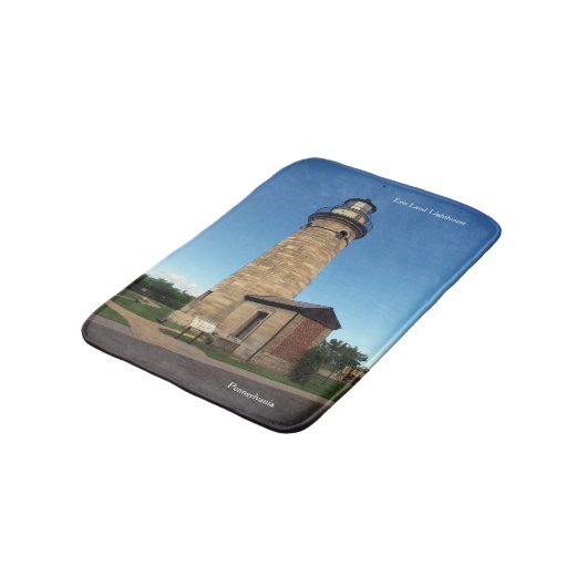 Erie Land Lighthouse badmat (Gekanteld)