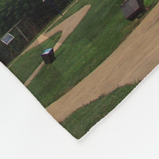 Erie Land Lighthouse fleece deken (Hoek)