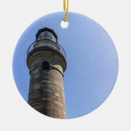 Erie Land Lighthouse Keramisch Ornament